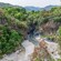 People visiting the Alcantara Gorges amid lush natural flora